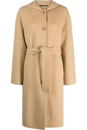 Marni Women Coats - Single-breasted hooded coat