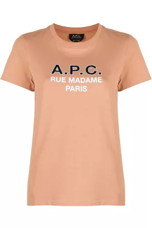 A.P.C. Madame logo-print cotton T-shirt