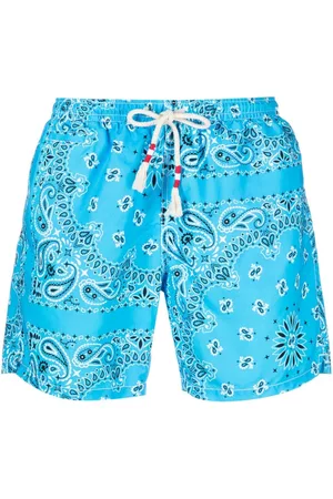 MC2 SAINT BARTH Men Swim Shorts - Bandana-print swim shorts