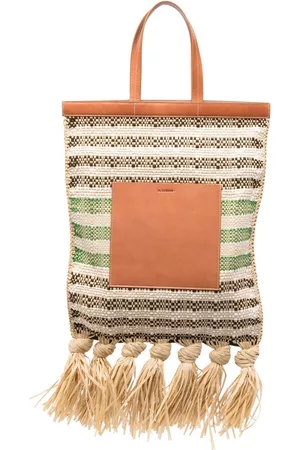 Jil Sander Women Handbags - Shopper woven tote bag