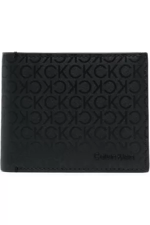 Calvin Klein Men Wallets - Bi-fold monogram-print wallet