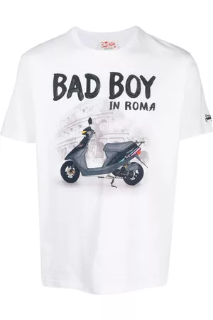 MC2 SAINT BARTH Boys Short Sleeve - Bad Boy-print cotton T-shirt