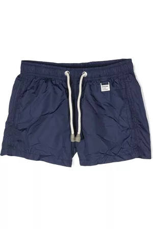 MC2 SAINT BARTH Boys Swim Shorts - X Pantone™ logo-patch swim shorts