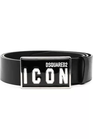 Dsquared2 Men Belts - Logo-buckle leather belt