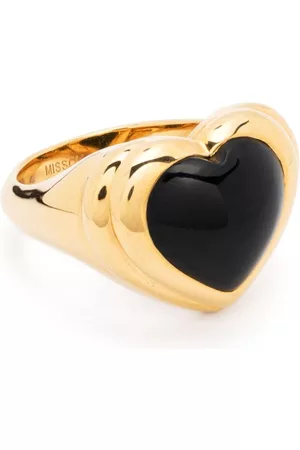 Missoma Women Rings - Jelly Heart gemstone ring