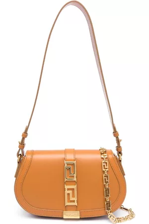 VERSACE Greca Goddess leather shoulder bag