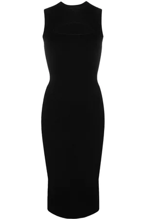 Victoria Beckham Cut-out sleeveless midi dress