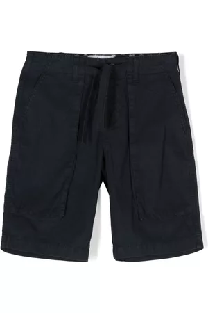 MC2 SAINT BARTH Boys Shorts - Logo-embroidered cotton shorts