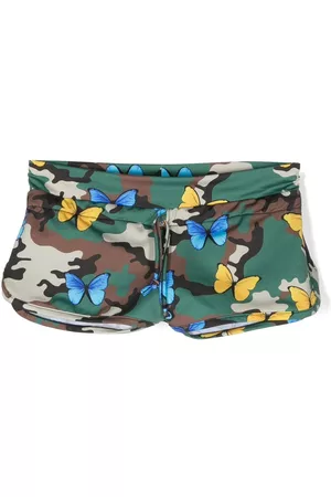 MC2 SAINT BARTH Girls Shorts - Camouflage-print track shorts