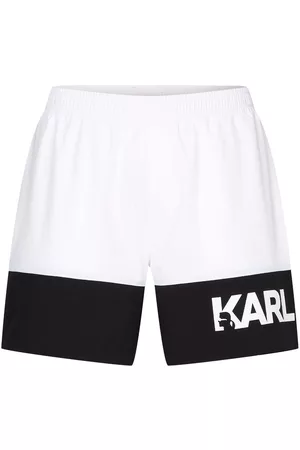 Karl Lagerfeld Men Swim Shorts - Colour-Block Med board-shorts