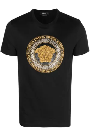 VERSACE Medusa crystal-embellished T-shirt
