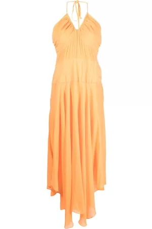 DKNY Crinkle rayon maxi dress