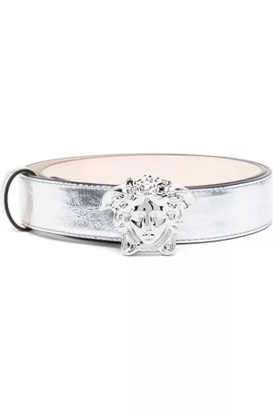 VERSACE Women Belts - La Medusa Leather Belt