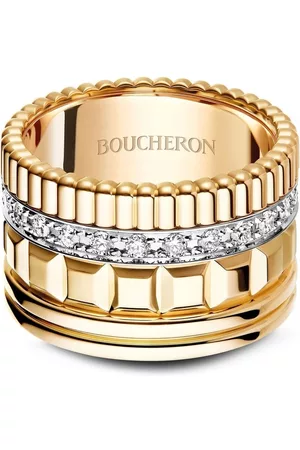 Boucheron Women Rings - 18kt yellow Diamond Quatre Radiant ring