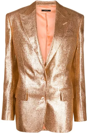 Tom Ford Iridescent-sable single-breasted blazer