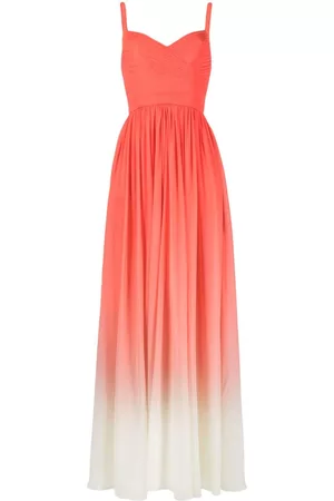 Elie saab Gradient silk gown