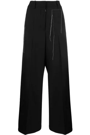 OFF-WHITE Women Formal Pants - Wide-leg tailored trousers