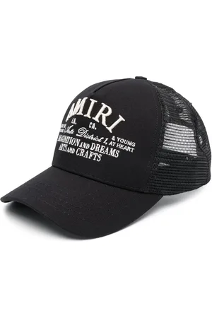 AMIRI Logo-embroidered cotton cap