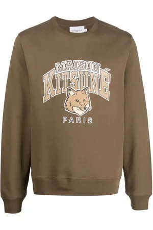 Maison Kitsuné Logo-print cotton sweatshirt