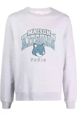 Maison Kitsuné Logo-print cotton sweatshirt