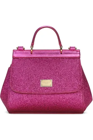 Dolce & Gabbana Sicily glitter shoulder bag