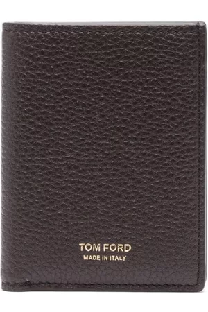Tom Ford Men Wallets - Logo-stamp leather wallet
