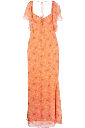 De La Vali Women Printed Dresses - Arabella floral-print maxi dress