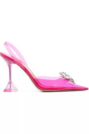 Amina Muaddi Rosie crystal-embellished 105mm pumps