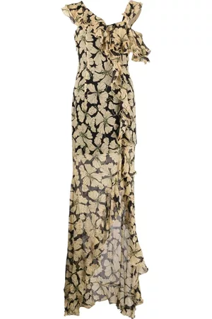 De La Vali Women Printed Dresses - Serena floral-print maxi dress