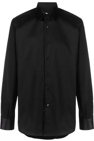 Karl Lagerfeld Men Long sleeves - Long-sleeve cotton shirt