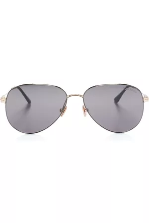 Tom Ford Men Sunglasses - Pilot-frame tinted-lenses sunglasses