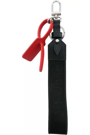 OFF-WHITE Men Bags - Logo-tag leather keyring