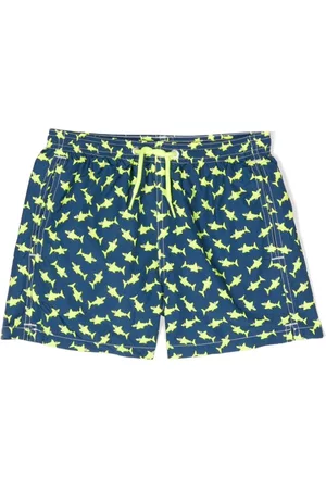 MC2 SAINT BARTH Boys Swim Shorts - Graphic-print swim shorts