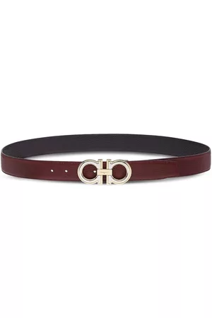 Salvatore Ferragamo Men Belts - Gancini-buckle leather belt
