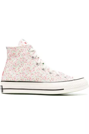 Converse Women Sneakers - Floral-print high-top sneakers