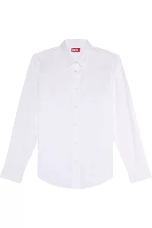 Diesel S-Benny-CL logo-embroidered shirt
