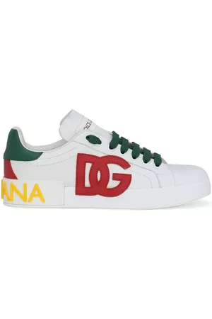 Dolce & Gabbana Women Sneakers - Portofino logo-patch sneakers