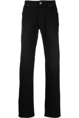 Jacob Cohen Men Straight - Logo-patch straight-leg jeans