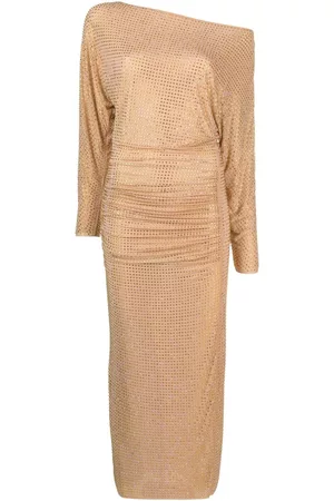 Self-Portrait Rhinestone-embellished midi dress