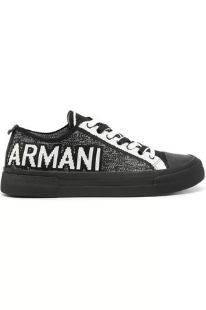 Emporio Armani Men Sneakers - Logo-print low-top sneakers