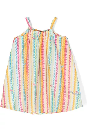 Missoni Chevron-print sleeveless cotton dress