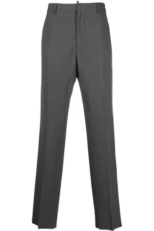 Dsquared2 Logo-plaque tailored trousers