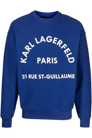 Karl Lagerfeld Men Sweatshirts - Athleisure logo-print sweatshirt