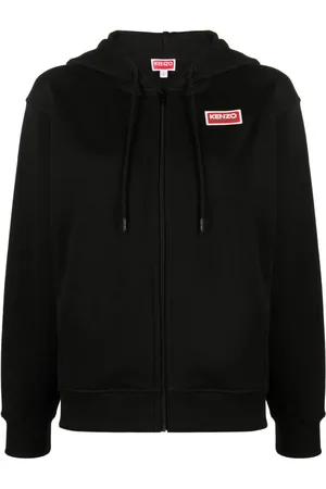 Kenzo Logo-print zip-front hoodie