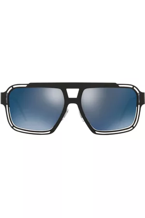 Dolce & Gabbana Men Sunglasses - DG logo pilot-frame sunglasses