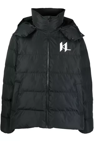 Karl Lagerfeld Men Jackets - Logo-print hooded padded jacket