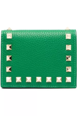 VALENTINO GARAVANI Women Wallets - Rockstud leather wallet
