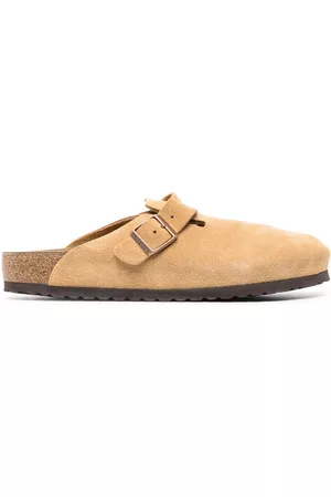 Birkenstock Men Flip Flops - Boston suede slides