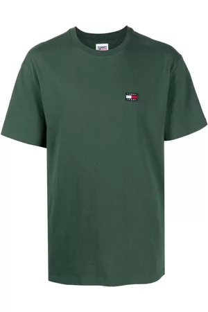 Tommy Hilfiger Men Short Sleeve - Logo-patch cotton-jersey T-shirt