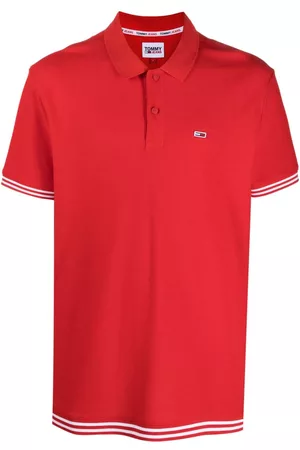 Tommy Hilfiger Men Polo Shirts - Logo-embroidered cotton polo shirt